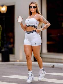 Women's Fitness Training Boot Elastic Boot Training Brazil Gym Bodybuilding Gym Divas - 白色 - 查看 7