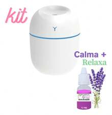 Humidifier Aromatizer KIT Assorted/Random Color + 4 Water-Soluble Essences | Mini-Egg Air Diffuser 220ml | L.B.LS.FO - 混合香型 - 查看 4