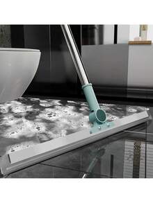 Rubber Squeegee Broom With Handle, Can Clean Floors, Windows, Silicone Pet Hair, Indoor Cleaning Magic Broom, Can Clean Glass, Hair, Fine Dust And Liquids, Suitable For Smooth Floors And Carpets - Multicolor - View 11