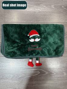 1 pezzo/2 pezzi Asciugamano da bagno in pile di corallo super morbido con disegni di pupazzo di neve, renna, Babbo Natale. Asciugatura rapida, non sfilacciante, adatto per sauna, ad alta assorbenza, leggero, asciugamano per ospiti, decorazione da bagno, regalo di Natale. Dimensioni asciugamano: 34*75cm, Dimensioni asciugamano da bagno: 70*140cm. Asciugamani da doccia per salone di bellezza, hotel, sport, essenziali per la casa, cura della pelle - Verde - Visualizzare 7