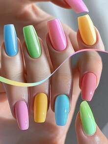 XEIJAYI 1pc Candy Sugar Gel Nail Polish Set UV LED Soaking Nail Gel, Semi-Permanent, DIY Salon Quality Nail Art Gel For Spring And Summer - Nhiều màu - Xem 8