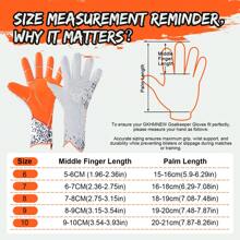 Professional Soccer Goalkeeper Goalie Gloves - Super Superior Grip,High Performance - Durable & Comfortable Training/Match Gloves For Adults, Youth (Size 6-10)