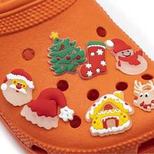 14 Pieces Of Glow-In-The-Dark Shoe Accessories, Suitable For Christmas Gifts, Glow-In-The-Dark Santa Claus Shoe Accessories, Suitable For Party Decorations, Accessories, Holiday Gifts, Christmas Decorations Christmas Decoration XMAS Decor Christmas Tree Gift Decor Thanksgiving Wedding Home Decor Home Decor Fall Decor Autumn Decor Birthday Decorations For Gifts Party Supplies Indoor Outdoor Garden Holiday Festival Decor Halloween Decor Wall Decor Halloween Ornamentschristmas Decoration XMAS Decor Christmas Tree Gift Decor Thanksgiving Wedding Home Decor Home Decor Fall Decor Autumn Decor Birthday Decorations For Gifts Party Supplies Indoor Outdoor Garden Holiday Festival Decor Halloween Decor Wall Decor Halloween Ornaments - Multicolor - View 6