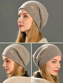Women Beanie Hat - Coffee - View 10