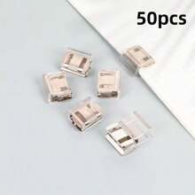 2/4/5/6/10/12/20/30/50个装隐形裤腿缩短夹，防止裤子拖地，无需缝纫的隐藏式腿部闭合装置，防止裤脚拖地