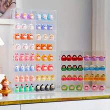 1 件多层小饰品展示架，卡通堆叠游戏架，积木零件盒收纳盒，8 格展示架，适用于家庭客厅办公室装饰，女士收纳整理器旅行节日必备秋季装饰秋季万圣节 - 無色 - 查看 7