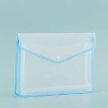 A4 Transparent File Bag For Supplementary Lessons, Student Test Paper And Textbook Storage Bag, Large Capacity A3 Waterproof Art Bag Document Bag, Miscellaneous Storage Bag - Multicolor - View 10