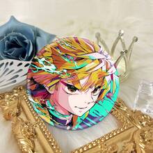 1 件 2025 年新款动漫周边闪光徽章伊之助桥平善逸吾妻 Nezuko Kamado 生日礼物 - 圣诞礼物 - 万圣节礼物 - 完美礼物 - 彩色 - 查看 10