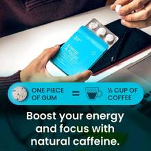 NeuroGum Energy & Focus Caffeine Gum – Sugar Free With L-Theanine, B12 & B6 – Nootropic Supplement For Mental Clarity – Peppermint Flavor – 54 Pieces - Gói 1 - Xem 7