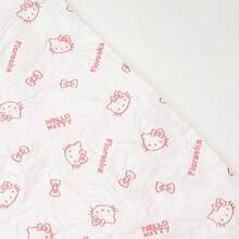 Sanrio 10pcs 50*70cm Cute Cartoon And Anime Wrapping Paper, Cute Little Cat Cinnamon Character Folding Flat Wrapping Paper, Gift Packaging, DIY Handicrafts, Party Gift Supplies, Christmas, Festivals, Birthdays, Pear Paper, Hello Kitty Flower Wrapping Paper