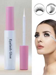 2pcs Clear False Eyelash Glue & Sealant - Waterproof, Long-Lasting, Strong Hold, Gentle & Hypoallergenic Lash Adhesive For Strip And Cluster Lashes, Ideal For Sensitive Eyes And DIY Home Use(6ml) - trắng - Xem 10