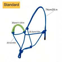 1pc Premium Hand Braided Headstall For Horse ,Durable Soft And Not Tight,Crafted Horse Headstall , Adjustable Size