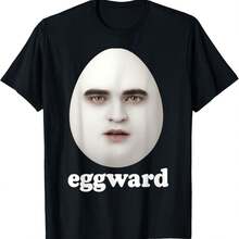 Eggward Funny Meme Cute T-Shirt For Men Women - 黑色 - 查看 1