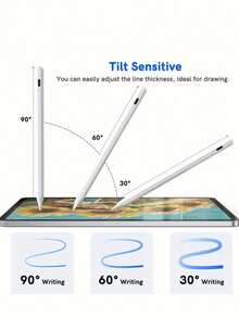 Lápiz Apple Pencil de 2da generación, compatible con tabletas iPad, versión internacional, indicador de batería Apple Pencil de 2da generación, regalo para madre, familia, amigos, niños, cumpleaños, vacaciones, teléfono