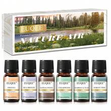 Set de regalo de aceites esenciales EUQEE, Set de 6 piezas/12 piezas de aceites esenciales de aromaterapia, Set de aceites con aroma a frutas, Adecuado para difusor, aromaterapia, velas, jabón, Múltiples tamaños disponibles, Set de regalo de aceites esenciales premium - Múltiples aromas - Ver 21