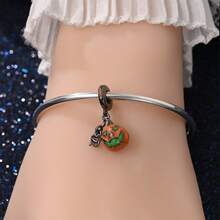 DIY Halloween Pumpkin Skull Ghost Pendant Beading; The Luminous Charm Highlights The Mystery And Festive Atmosphere; Send It To Family, Friends, Relatives, Classmates, Girlfriends; Halloween, Valentine's Day, Anniversaries And Other Holiday Gifts