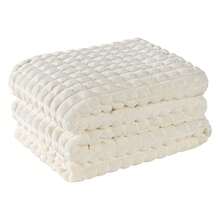 Willow Queen Blanket Ultrasoft Velvety Soft Blanket 2.4m X 2.20m - 白色 - 查看 6