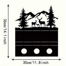 Portavelas decorativo de metal, candelabro de hierro forjado con corte láser, diseño lindo y elegante para velas de té, accesorios de decoración del hogar, regalo, decoraciones navideñas, decoración de habitación, regalos de Navidad