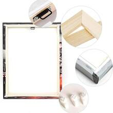 2Dflat, 1pcs, Vintage Hala Madrid Canvas Wall Art - Wooden Frame Wrapped Canvas Prints And Posters, Blue & White Splatter Design, Home Decor For Living Room, The Perfect Gift For Real Madrid Fans. Bedroom Decor And Accessories, Bathroom Decor And Accessories, Kitchen Decor And Accessories, Office Decor And Accessories, Vintage Christmas Decorations For Home, Christmas Gifts, Decoracion De Navidad 2025, Christmas Ornaments, Halloween Decorations, Dia De Los Muertos, Diwali Decoration Home, Birthday Decorations, Thanksgiving Decorations, Wedding Decorations, Holiday Decor, Wall Decor. Very Suitable For Room Decors And Home Decors. Ready-To-Hang. - 彩色 - 查看 12