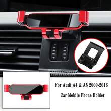 Soporte de teléfono para coche para Audi A3 S3 8V 2014-2020/A1 Sportback 8XA 8XF 2011-2019/Q2 2019-2022, soporte de navegación por gravedad, soporte de clip de rejilla de ventilación GPS, accesorios