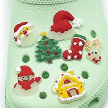 14 Pieces Of Glow-In-The-Dark Shoe Accessories, Suitable For Christmas Gifts, Glow-In-The-Dark Santa Claus Shoe Accessories, Suitable For Party Decorations, Accessories, Holiday Gifts, Christmas Decorations Christmas Decoration XMAS Decor Christmas Tree Gift Decor Thanksgiving Wedding Home Decor Home Decor Fall Decor Autumn Decor Birthday Decorations For Gifts Party Supplies Indoor Outdoor Garden Holiday Festival Decor Halloween Decor Wall Decor Halloween Ornamentschristmas Decoration XMAS Decor Christmas Tree Gift Decor Thanksgiving Wedding Home Decor Home Decor Fall Decor Autumn Decor Birthday Decorations For Gifts Party Supplies Indoor Outdoor Garden Holiday Festival Decor Halloween Decor Wall Decor Halloween Ornaments - Multicolor - View 9