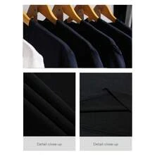 Tito's Apparel Men's T-Shirt - Casual Cotton, Geometric Print, Crew Neck, Short Sleeve - Perfect For Summer - 黑色 - 查看 4