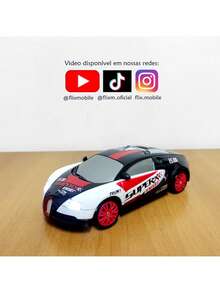 GTR Blue Racing Car With Rechargeable 4x4 Drift Control And 4 Extra Wheels - 藍色 - 查看 5