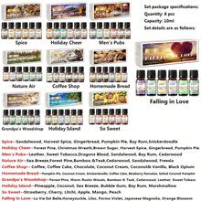 Set de regalo de aceites esenciales EUQEE, Set de 6 piezas/12 piezas de aceites esenciales de aromaterapia, Set de aceites con aroma a frutas, Adecuado para difusor, aromaterapia, velas, jabón, Múltiples tamaños disponibles, Set de regalo de aceites esenciales premium - Múltiples aromas - Ver 9