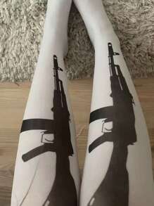 1双朋克风哥特式荆棘交叉过膝长袜，Y2K风格，舒适袜子