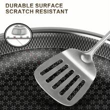 RIOVARM-EU RIOVARM 20 Cm Stainless Steel Frying Pan Induction Non-Stick Wok Pan With Stainless Steel Handle Frying & Universal Pans For All Types Of Stoves Dishwasher Friendly Oven Friendly Omelette Pan Three-Layer Structure