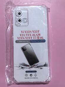 1 件透明防摔外壳，适用于 Vivo 系列、Vivo 手机透明防摔手机壳、手机壳、手机保护套、手机壳、手机套、四角防摔手机壳、透明手机壳、极简手机壳、纯色手机壳、透明手机壳、TPU 防摔手机壳（军用级防摔） - 無色 - 查看 60