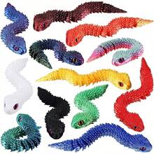 TendenciaHonoson 12 piezas de juguete para la ansiedad impreso en 3D para gatos pequeños, juguete flexible y articulado lindo para aliviar el estrés para mascotas juguetes para jugar y mostrar (5 cm)Calidad premium - Gato - Ver 8