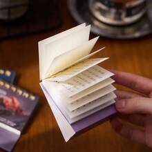 2026 Hot Style Mini English Desk Calendar - With The Theme Of Natural Scenery, It Brings Tranquility And Pleasure To Your Soul. It Is Rich In Colors And Meets Your Various Needs.Portable Spiral-Bound Weekly Planner With Handmade English Text, Minimalist Design For Office & Home Decor, Compact Desktop Display For Planning & Organization, Everyday View, Durable Binding