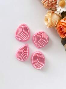 Geometric Ring Mold Clay Earring Mold, Polymer Clay Making Tool For Earrings, Pendants, Soft Clay Jewelry Making Kit, Clay Earring Molds For Jewelry Making Enthusiasts, DIY Handmade Tool, Made By PLA, Jewelry Making Tools