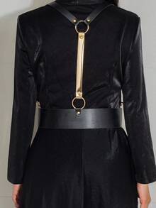 1pc Punk Style Functional Suspender Belt, For Dresses, Shirts, Suits, And Daily Use, Suitable For School, Halloween, Christmas