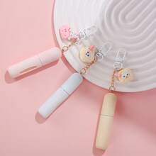 5ml Cartoon Keychain Perfume Atomizer | Velvet Mini Refillable Spray Bottle - Multicolor - View 2