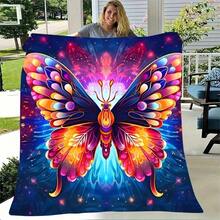 The New Stylish, Comfortable, Soft, And Exquisitely Printed Flannel Blanket Is Suitable For Office Napping, School Napping, Outdoor Camping, And Is A Great Warm Item For Holidays, Birthdays, And Gifts. Multiple Sizes Are Available For Selection - 白色 - 查看 4