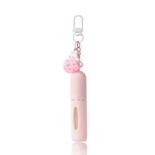 5ml Cartoon Keychain Perfume Atomizer | Velvet Mini Refillable Spray Bottle - Multicolor - View 7