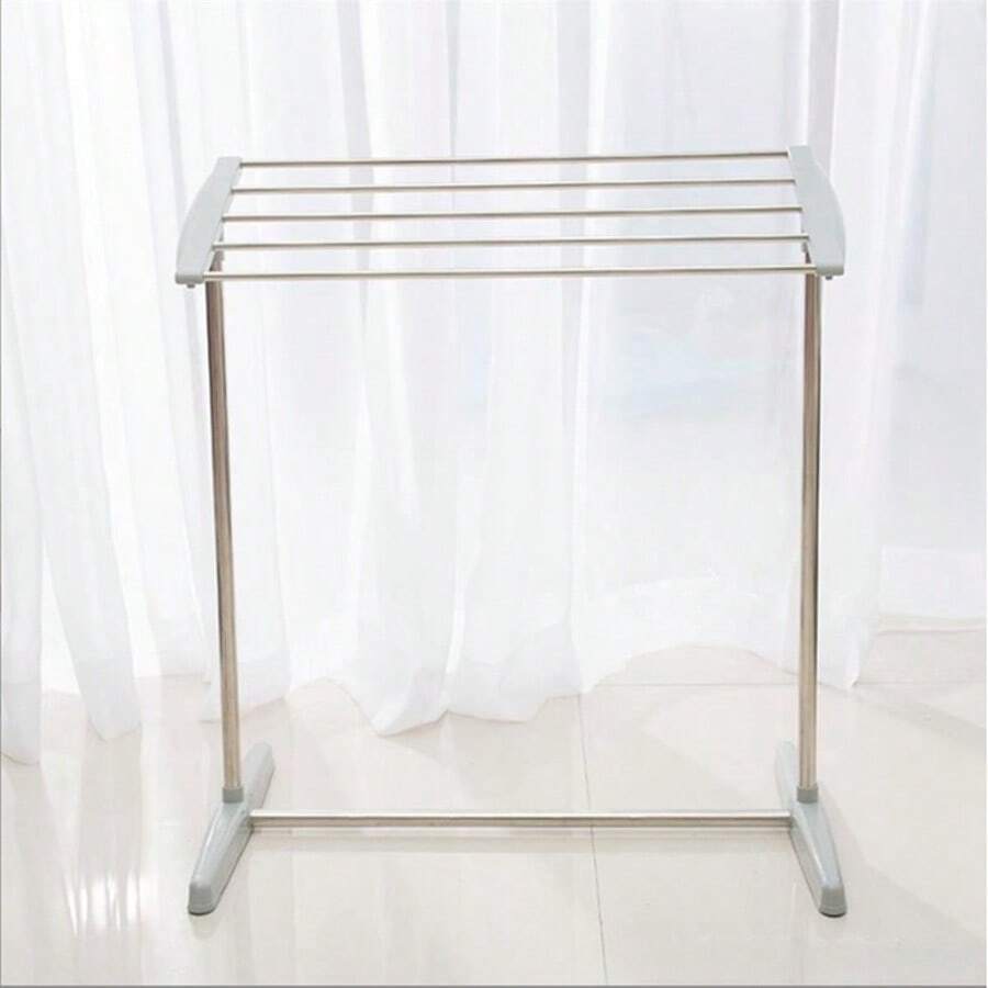 Compact Stainless Steel Drying Rack For Underwear, Socks & Towels​ - Grey - View 1