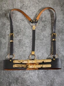 1pc Punk Style Functional Suspender Belt, For Dresses, Shirts, Suits, And Daily Use, Suitable For School, Halloween, Christmas