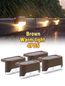 Outdoor Solar Powered Led Fence Light Waterproof Stairway Light For Yard, Fence, Stairway, Garden Decoration Landscape Lighting - Multi-color - View 15