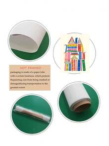 Tranh treo tường "Đọc nhiều sách hơn" - Poster góc đọc sách đầy màu sắc, tranh canvas hiện đại truyền cảm hứng, poster đọc sách thư viện phong cách cổ điển, thích hợp trang trí phòng ngủ, phòng khách, văn phòng, phòng ăn, nhà bếp, phòng học, hành lang, ký túc xá, phòng tắm. - Nhiều màu - Xem 12