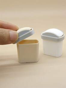 1 件/2 件 1:12 娃娃屋微型家具模型玩具、翻盖垃圾桶、逼真垃圾桶模型、厨房食物玩具场景模型装饰、微型逼真迷你垃圾桶、场景模型摄影道具、微型食物玩具逼真迷你翻盖垃圾桶、娃娃屋玩具套装微型逼真配件、娃娃屋配件微型景观装饰道具/白色 - 彩色 - 查看 1