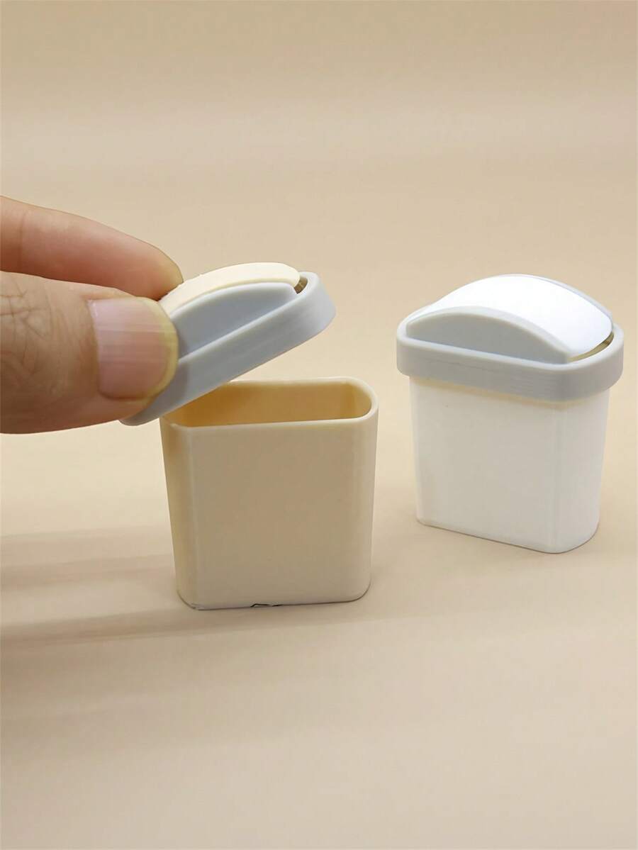 1 件/2 件 1:12 娃娃屋微型家具模型玩具、翻盖垃圾桶、逼真垃圾桶模型、厨房食物玩具场景模型装饰、微型逼真迷你垃圾桶、场景模型摄影道具、微型食物玩具逼真迷你翻盖垃圾桶、娃娃屋玩具套装微型逼真配件、娃娃屋配件微型景观装饰道具/白色 - 彩色 - 查看 1