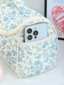 1pc Hair Dryer & Curling Iron Storage Bag, Large Capacity Dust-Proof Hanging Hair Tool Organizer Pouch, Suitable For Travel, Cruise, Dorm, Wedding, Bridesmaid, Mother's Day, Birthday, Friend & Teacher Gifts, Home Decor For Bathroom, Living Room, Bedroom - Multicolor - View 9