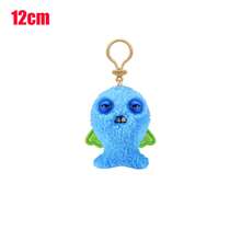 毛绒钥匙扣 搞笑 Fuggler 丑牙怪兽 Fuggler 儿童毛绒玩具 尼德尔先生 贪婪的咧嘴笑的傻瓜 可爱毛绒收藏背包吊坠
