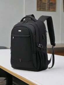 Large-Capacity Backpacks, Casual Backpacks, Multifunctional Computer Bags For Business Trips - Black - View 4