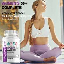 BUPORAI Women's 50+ Complete Multivitamin - Supports Immune Health, Boosts Metabolism, Reduce Menopause, Maintains Vitality And Health -120pcs - 120粒膠囊 - 查看 7