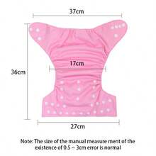 2/4/6/14 Stück einfarbiges Stoffwindel-Set, wasserdichte Baby-Windelhosen, verstellbare Druckknopf-Stoffwindeln 5-13kg, hautfreundlich