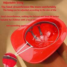 派对拍照道具游戏活动装饰礼品用品趣味塑料消防帽玩具，逼真头盔建筑帽角色扮演玩具，消防员服装，消防员，消防员